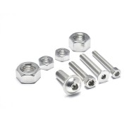 Various Types Hex Socket Screws and Nuts - SS304/SS316 Stainless Steel Various Types Hex Socket Screws and Nuts - SS304/SS316 Stainless Steel