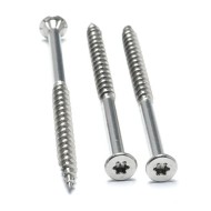 Torx Socket CSK Flanged Head Wood Screws - Stainless Steel and Zinc Plated Flat Double Countersunk Head Torx Socket CSK Flanged Head Wood Screws - Stainless Steel and Zinc Plated Flat Double Countersunk Head