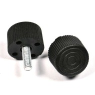 Quick Install High Cheese Head Thumb Screws - Steel M4-M8 Plastic Knurling Quick Install High Cheese Head Thumb Screws - Steel M4-M8 Plastic Knurling