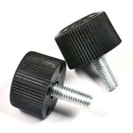 Quick Install High Cheese Head Thumb Screws - Steel M4-M8 Plastic Knurling Quick Install High Cheese Head Thumb Screws - Steel M4-M8 Plastic Knurling