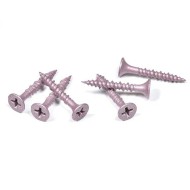 Anti-Corrosion Pink Ruspert Coating Countersunk (CSK) Head Wood Screw with Phillips Groove Anti-Corrosion Pink Ruspert Coating Countersunk (CSK) Head Wood Screw with Phillips Groove