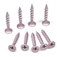 Anti-Corrosion Pink Ruspert Coating Countersunk (CSK) Head Wood Screw with Phillips Groove Anti-Corrosion Pink Ruspert Coating Countersunk (CSK) Head Wood Screw with Phillips Groove