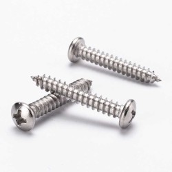 A2 A4 Stainless Steel Cross Phillips Pan Round Head Self Tapping Wood Screw