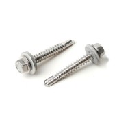 ANSI Standard SS 304/316/410 Phillips Drive Self-Drilling Screws - 10Pcs ANSI Standard SS 304/316/410 Phillips Drive Self-Drilling Screws - 10Pcs