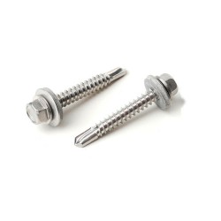 ANSI Standard SS 304/316/410 Phillips Drive Self-Drilling Screws - 10Pcs