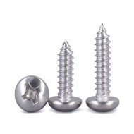 Chinese Unichrome Plated DIN 7981 Button Head Self-Tapping Wood Screw Chinese Unichrome Plated DIN 7981 Button Head Self-Tapping Wood Screw