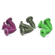 Colorful Coated Steel High-Strength Flat Head Cross Recessed Thread Forming Self-Tapping Screw for Metal Colorful Coated Steel High-Strength Flat Head Cross Recessed Thread Forming Self-Tapping Screw for Metal