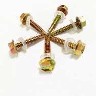 Copper Hexagonal Self-Drilling Screw with Washers Copper Hexagonal Self-Drilling Screw with Washers