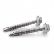 DIN 7504 316 Stainless Steel Self-Drilling Screw with Rubber Washers - 10pcs DIN 7504 316 Stainless Steel Self-Drilling Screw with Rubber Washers - 10pcs