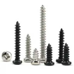 DIN 571 Carbon Steel Black Full Thread Self-Tapping Screws DIN 571 Carbon Steel Black Full Thread Self-Tapping Screws