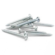 DIN7981 Zinc-Coated 1.4 x 7mm Philips Pan Head Self-Tapping Screws - GB 845 Round Head DIN7981 Zinc-Coated 1.4 x 7mm Philips Pan Head Self-Tapping Screws - GB 845 Round Head