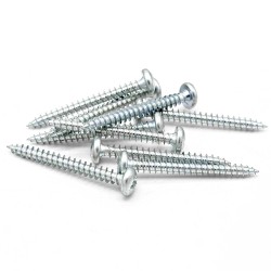 DIN7981 Zinc-Coated 1.4 x 7mm Philips Pan Head Self-Tapping Screws - GB 845 Round Head DIN7981 Zinc-Coated 1.4 x 7mm Philips Pan Head Self-Tapping Screws - GB 845 Round Head