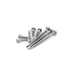 Hex Washer Head 410 Stainless Steel Self-Drilling Screws for Metal Sheets - 10pcs Hex Washer Head 410 Stainless Steel Self-Drilling Screws for Metal Sheets - 10pcs