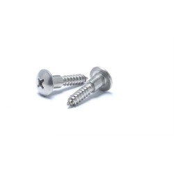 M4 35mm Nickel-Plated Phillips Shoulder Self-Tapping Screws