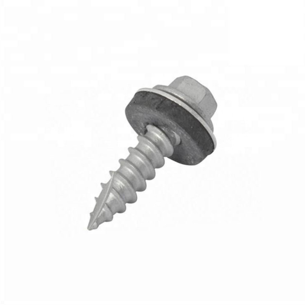 EPDM Hex Washer Head Flange Self-Drilling Screw -10pcs