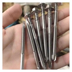 Ruspet Carbon Steel Hex Head Self-Drilling Screws - 4 Ribs, 304 Drilling Roof Screw