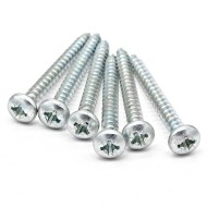 Stainless Steel 4.2 x 19mm Zinc-Coated Round Head Self-Tapping Screws Stainless Steel 4.2 x 19mm Zinc-Coated Round Head Self-Tapping Screws
