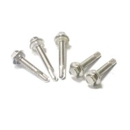 Stainless Steel Hex Washer Head Self-Drilling Screw for PVC Tiles - M5 x 30mm Stainless Steel Hex Washer Head Self-Drilling Screw for PVC Tiles - M5 x 30mm
