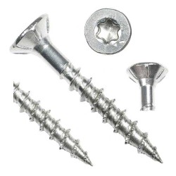 Torx Self-Tapping Stainless Steel Zinc Plated Pan CSK Head Wood/Outdoor Timber Screws