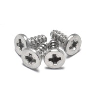 Nickel Steel Phillips Flat CSK Head Thread Forming Blunt Point Self-Tapping Screws Nickel Steel Phillips Flat CSK Head Thread Forming Blunt Point Self-Tapping Screws
