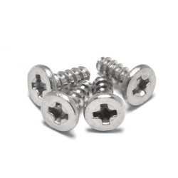 Nickel Steel Phillips Flat CSK Head Thread Forming Blunt Point Self-Tapping Screws Nickel Steel Phillips Flat CSK Head Thread Forming Blunt Point Self-Tapping Screws