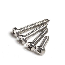 DIN 7981 Stainless Steel SS304/SS316 Button Head Self-Tapping Wood Screw DIN 7981 Stainless Steel SS304/SS316 Button Head Self-Tapping Wood Screw