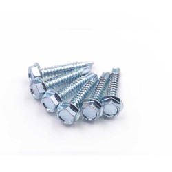Zinc Plated Galvanized DIN 7504K Hexagon Head Self-Drilling Screws 4.8 x 30mm