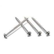 Coarse Thread Phillips Pan Head Wood Decking Screws - SS304 with Cutting Point Coarse Thread Phillips Pan Head Wood Decking Screws - SS304 with Cutting Point