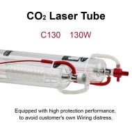 130W CO2 Laser Tube 1650mm Long 80mm Dia. With Advanced Coating 10000hr Service Life for Laser Engraver Cutter Laser Engraving Machine FDA Approved 130W CO2 Laser Tube 1650mm Long 80mm Dia. With Advanced Coating 10000hr Service Life for Laser Engraver Cutter Laser Engraving Machine FDA Approved