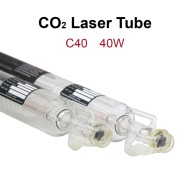 40W CO2 Laser Tube 700mm Long 50mm Diameter With Metal Head 5000hr Service Life for Laser Engraver Cutter Laser Engraving Machine FDA Approved 1 set 40W CO2 Laser Tube 700mm Long 50mm Diameter With Metal Head 5000hr Service Life for Laser Engraver Cutter Laser Engraving Machine FDA Approved 1 set