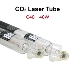 40W CO2 Laser Tube 700mm Long 50mm Diameter With Metal Head 5000hr Service Life for Laser Engraver Cutter Laser Engraving Machine FDA Approved 1 set 40W CO2 Laser Tube 700mm Long 50mm Diameter With Metal Head 5000hr Service Life for Laser Engraver Cutter Laser Engraving Machine FDA Approved 1 set