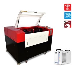 Socoje Tools Socoje Tools RMLASER RM960PRO 36 x 24 Inches CO2 Laser Engraving Machine with Honeycomb and Water Chiller Reci 100w Laser Cutter Machine