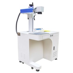 20W  Fiber Laser Engraver Marking Machine For Metal With PC, FDA 20W  Fiber Laser Engraver Marking Machine For Metal With PC, FDA