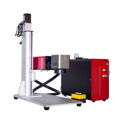 Fiber Laser Marking Machine For Metal Update  MOPA M7 30W Split portable CNC Galvo