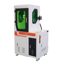 Max 30W Full Cover Fiber Laser Marking Machine For Metal Engraving