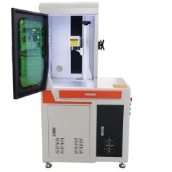 Max 30W Full Cover Fiber Laser Marking Machine For Metal Engraving