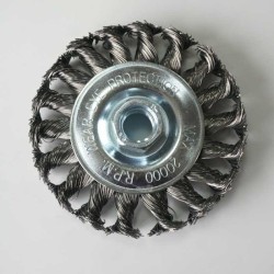 4 Inch Knotted Twist Wire Wheel Brushes 1pc