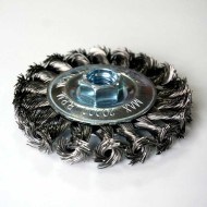 4 Inch Knotted Twist Wire Wheel Brushes 1pc 4 Inch Knotted Twist Wire Wheel Brushes 1pc