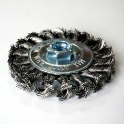 4 Inch Knotted Twist Wire Wheel Brushes 1pc