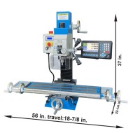 VM25L-D 7" x 27" Benchtop Milling Machine Variable Speed 100-2250 RPM  1.5HP(1100W) Brushless Compact Mill Drill with R8 Spindle and 3-Axis DRO VM25L-D 7" x 27" Benchtop Milling Machine Variable Speed 100-2250 RPM  1.5HP(1100W) Brushless Compact Mill Drill with R8 Spindle and 3-Axis DRO