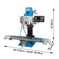 VM32L 8 inch x 33 inch Benchtop Milling Machine Variable Speed 100-2250 RPM  2HP(1500W) Brushless Motor Bench Mill Drill with R8 Spindle and 3-Axis DRO VM32L 8 inch x 33 inch Benchtop Milling Machine Variable Speed 100-2250 RPM  2HP(1500W) Brushless Motor Bench Mill Drill with R8 Spindle and 3-Axis DRO