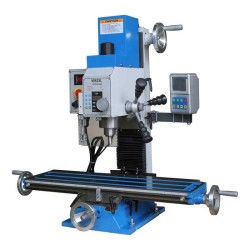 Variable Speed 27-1/2 inch × 7 inch Drill Mill Brushless Motor 1.5HP DRO