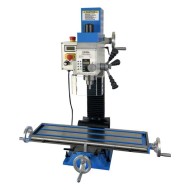 Socoje VM25L 7" x 27" Benchtop Milling Machine Variable Speed 100-2250 RPM  1.5HP(1100W) Brushless Compact Mill Drill with R8 Spindle Socoje VM25L 7" x 27" Benchtop Milling Machine Variable Speed 100-2250 RPM  1.5HP(1100W) Brushless Compact Mill Drill with R8 Spindle