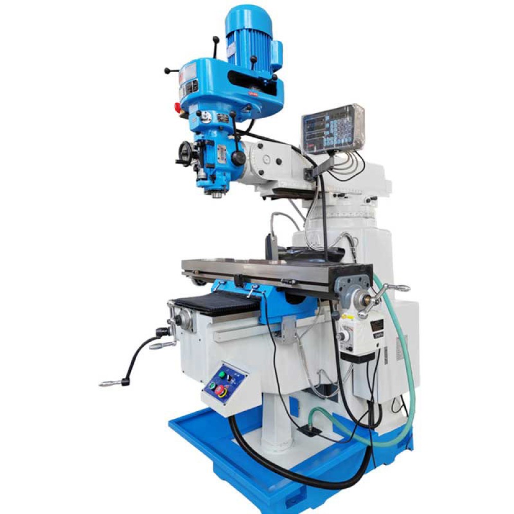 Machine Dra Box Multiple Speed Vertical Turret 10'' x 50'' Drill Milling Machine DRO MX1050