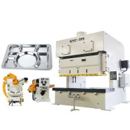 Aluminum Foil Lunch Box Making Machine Metal Automatic Pneumatic Punch Power Press Machine Aluminum Foil Lunch Box Making Machine Metal Automatic Pneumatic Punch Power Press Machine
