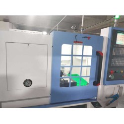 CNC Lathe Machine - Flat Bed - Vertical - Metal - Pin Lathe - Equipped with Various Tools
