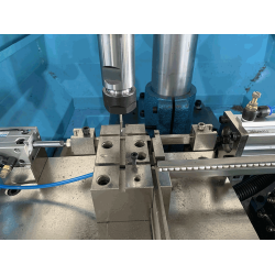 2 Spindle Automatic T-type Socoje Drilling Tapping Machine For Terminal Blocks Drilling And Tapping 2 Spindle Automatic T-type Socoje Drilling Tapping Machine For Terminal Blocks Drilling And Tapping