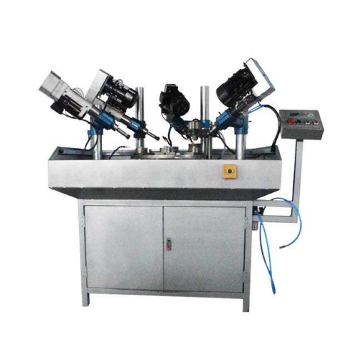 6 Stations with Rotary Table Multi Heads Drilling Tapping Machine Automatic Metal Metal or Wood CE ISO 295-1350rpm 320*340mm 1.5