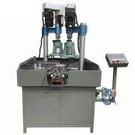 Four-Station Rotary Table Automatic Drilling Tapping Machine - For Aluminum Square Bar - 380V, 1.5kW - Factory Manufacturer Four-Station Rotary Table Automatic Drilling Tapping Machine - For Aluminum Square Bar - 380V, 1.5kW - Factory Manufacturer