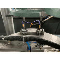 Four-Station Rotary Table Automatic Drilling Tapping Machine - For Aluminum Square Bar - 380V, 1.5kW - Factory Manufacturer